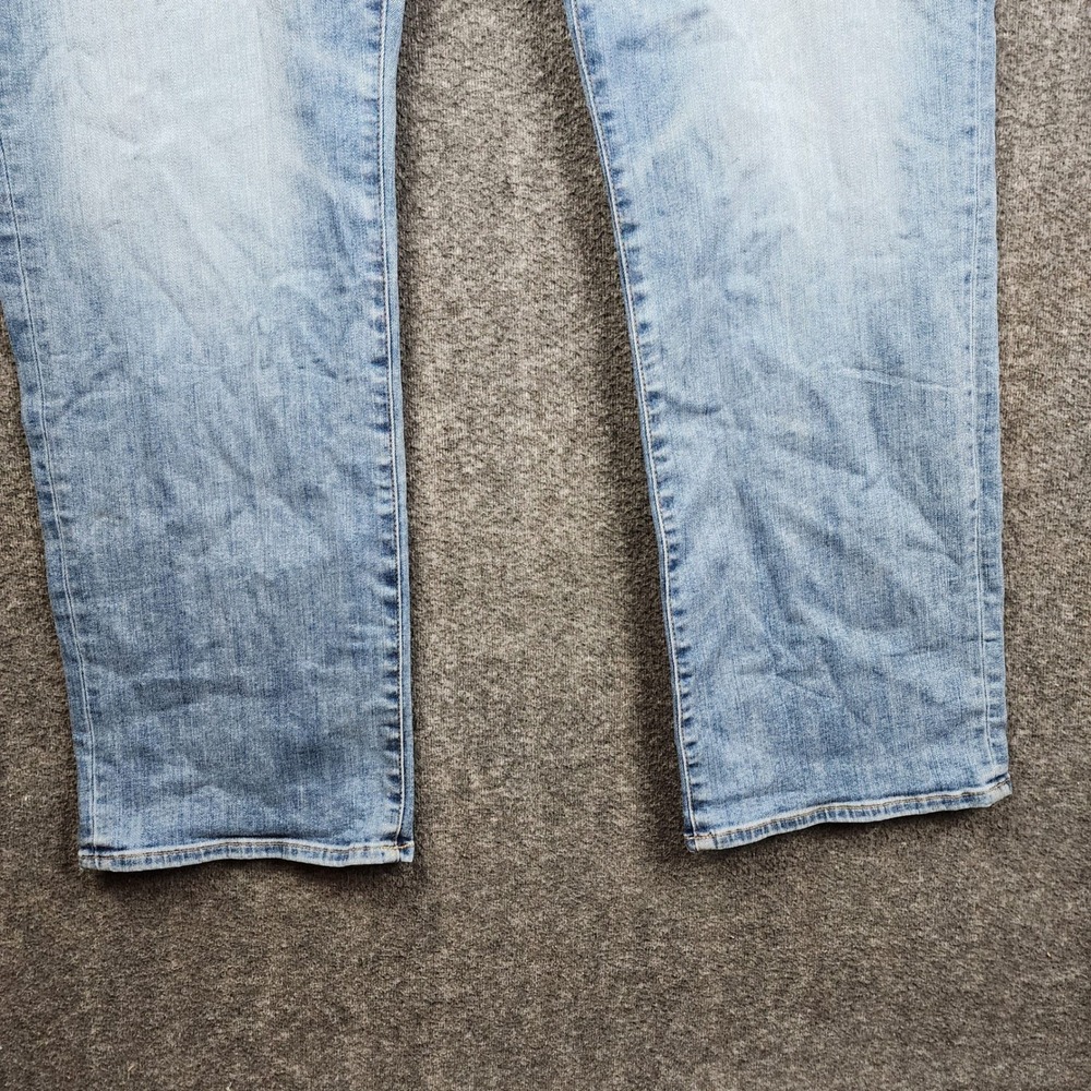 American Eagle Ne(x)t Level Flex Jeans Men 42x34 Light Blue Stretch Straight - Picture 4 of 8